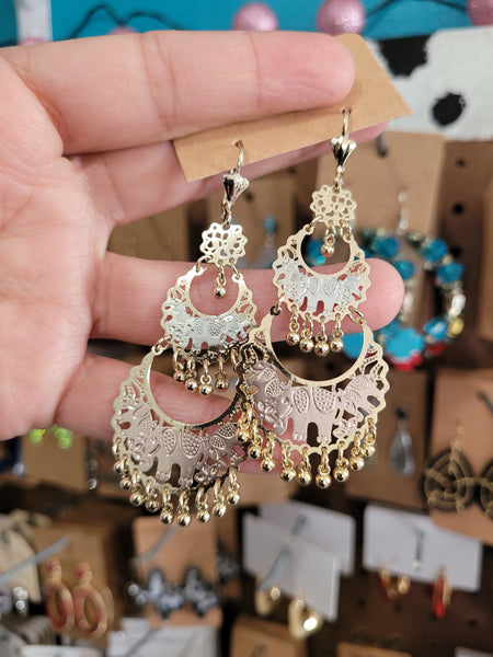 Suerte chandelier earrings #507