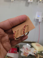 14k large huggies