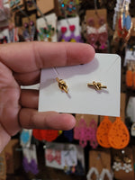 18k Nudo hoops, studs and necklace