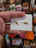18k Nudo hoops, studs and necklace