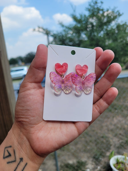 Butterfly holo acrylic drops