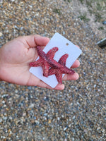 Diamond starfish studs