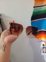 H metal frame sunnies