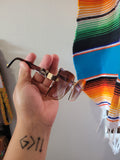 H metal frame sunnies