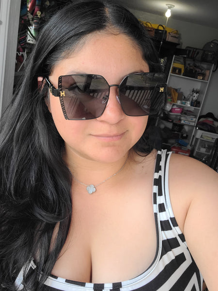 H metal frame sunnies