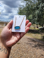Ks druzy necklace