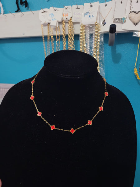 Vc 18k plated choker