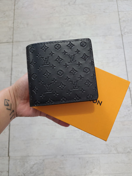 Mens wallet black Monogram