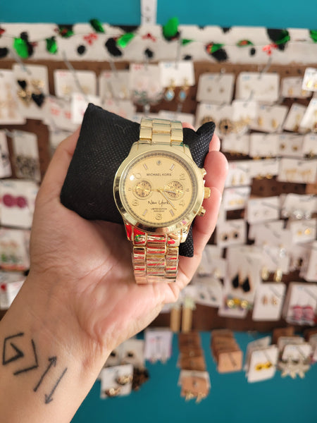 Michael gold watch with box
