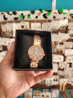Lou rosegold watch with box