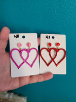 Ks heart crystal drops #40