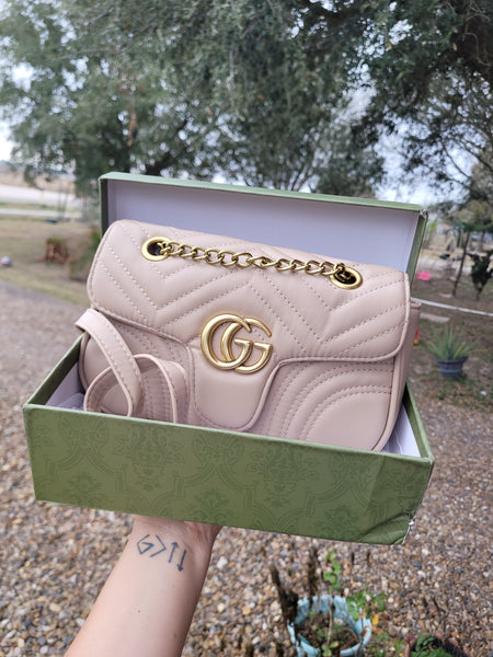 G crossbody nude with BOX