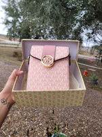 Michael pink crossbody with box