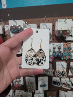 KS Cowhide teadrop dangels #6
