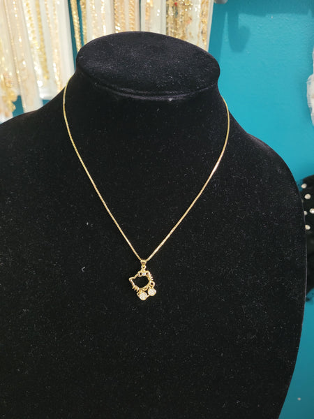 14k Plated HK necklace