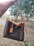 Lou handbag with coin pouch NO BOX 1:1 leather (white & brown)