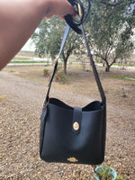 Co handbag with extension for crossbody NO BOX (brown & black)