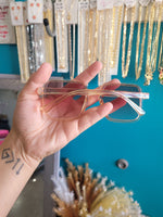 Square no brand sunnies cappuccino