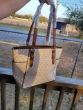 Michael large tote bags No box black, brown & white