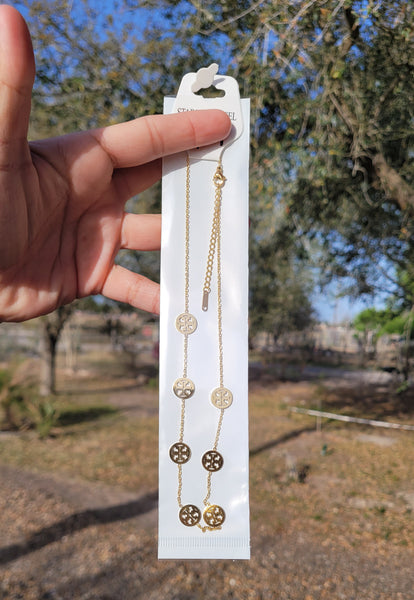 Tb necklace 18k plated