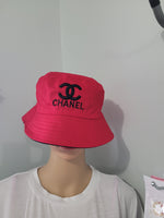 C reversible Embroidered bucket hats
