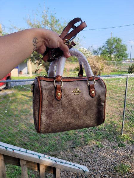 Co speed mini bag with strap NO BOX (PINK & BROWN)