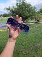 Tiff branded cool blue sunnies with dust bag