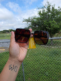 H branded sunnies with dust bag