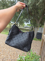 Lou monogram MEDIUM handbag with coin pouch