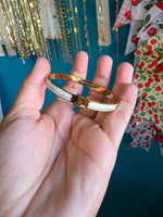 18k plated branded Lou bangel