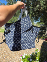 Denim Never tote bag with coin pouch NO BOX
