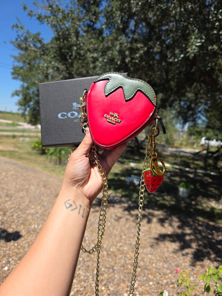 Fresa Co mini crossbody with keychain & box
