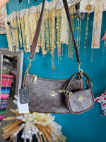 Co handbag with mini bag keychain (2 color options)