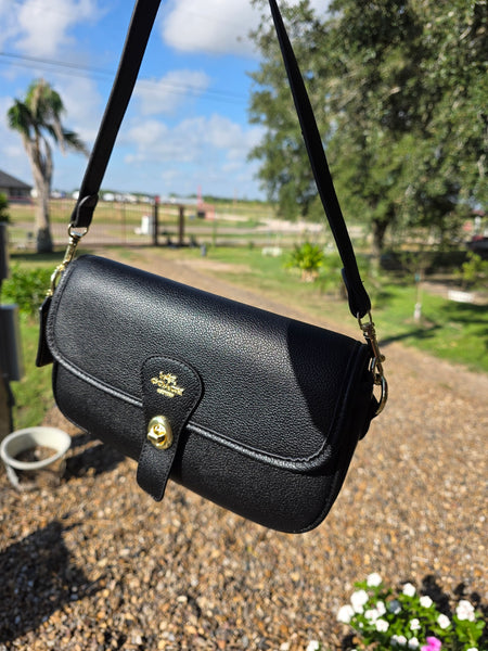 Co black handbag/crossbody soft leather NO BOX