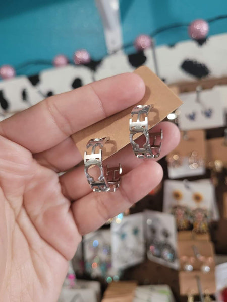 CH 18k plated hoops
