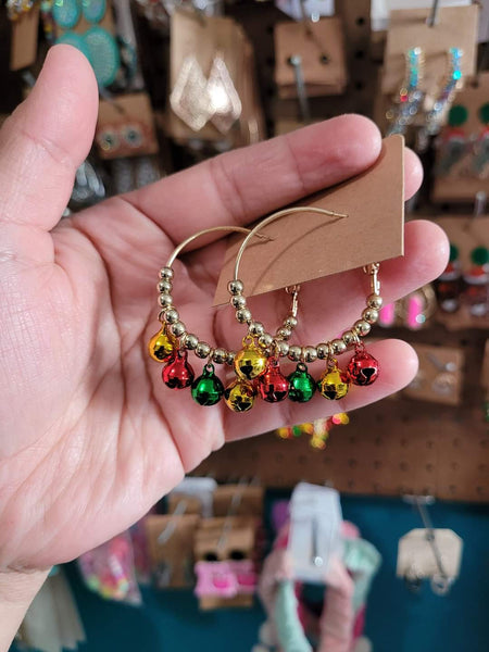 Christmas bell hoops