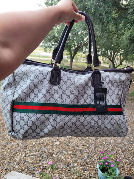 Large G duffel bag