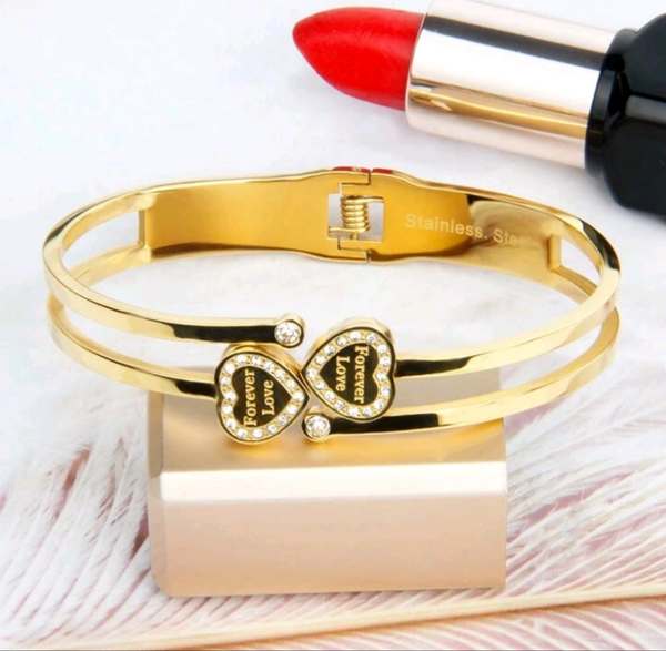 Tiff 18k plated bangel bracelet