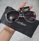 Cart branded sunnies includes dust bag brown/black (2 options)