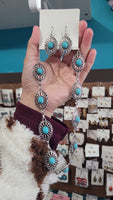 Western choker concho set