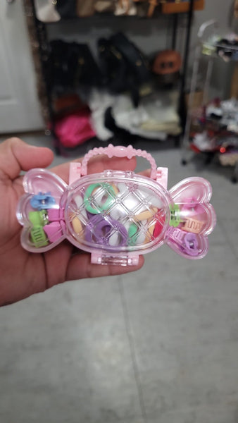 Travel hair accessories box
