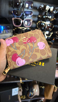 Co Cherry zipper wallet with box (2 color options)