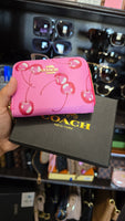 Co Cherry zipper wallet with box (2 color options)