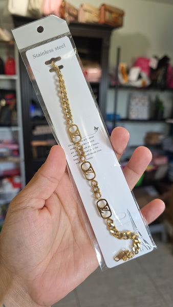 Lou 18k plated bracelet