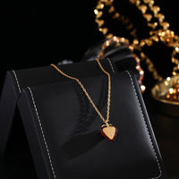 Strawberry Ks branded 18k plated necklace
