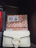 Co crossbody/wristlet mini bag with box (brown, black, hot pink & white)