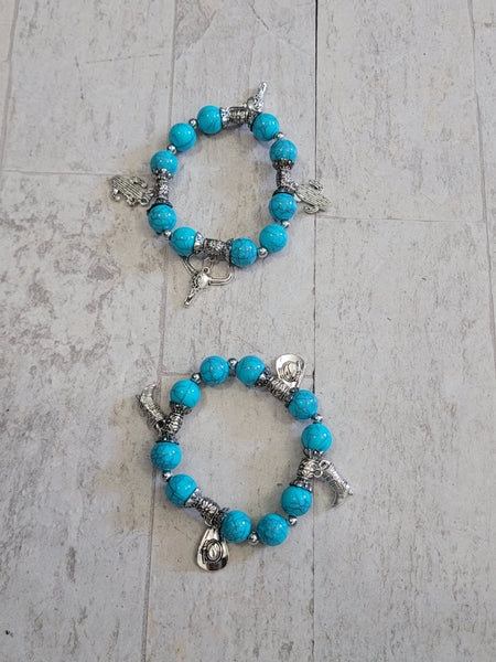 Western charm bracelets