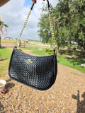 Co weaved handbag/crossbody no box