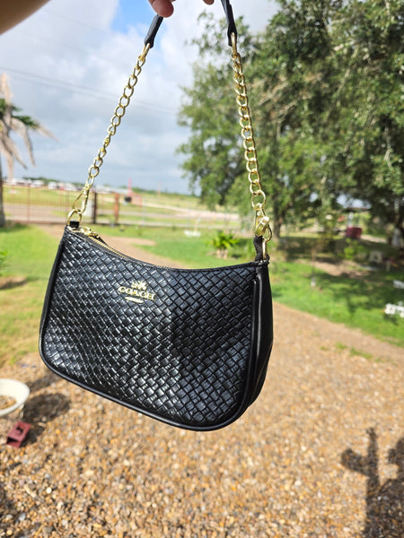 Co weaved handbag/crossbody no box