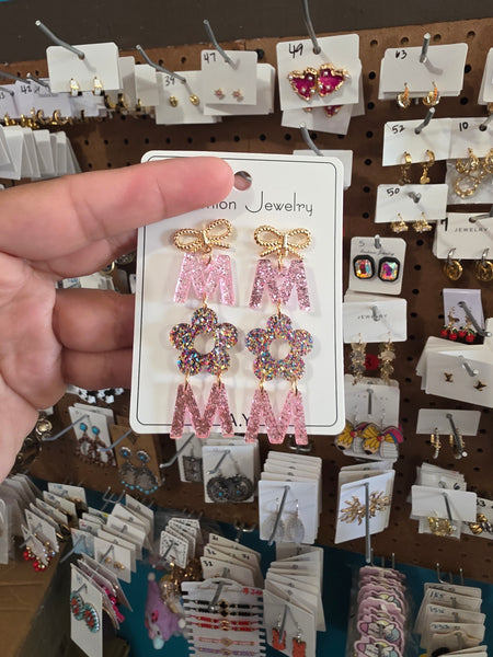 Mom acrylic drops